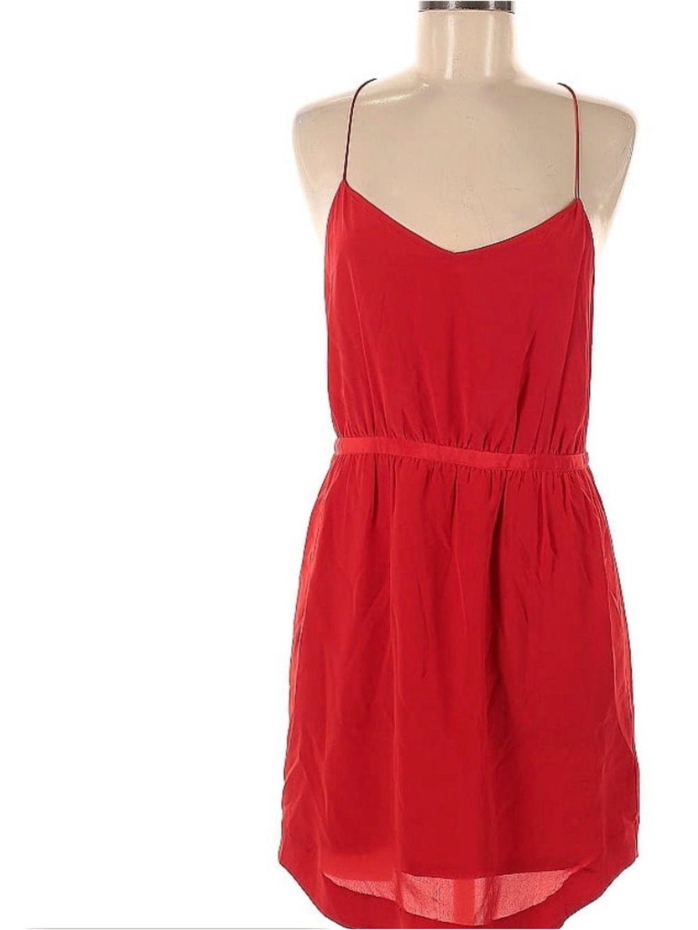Madewell Bright Red Sleeveless Dress